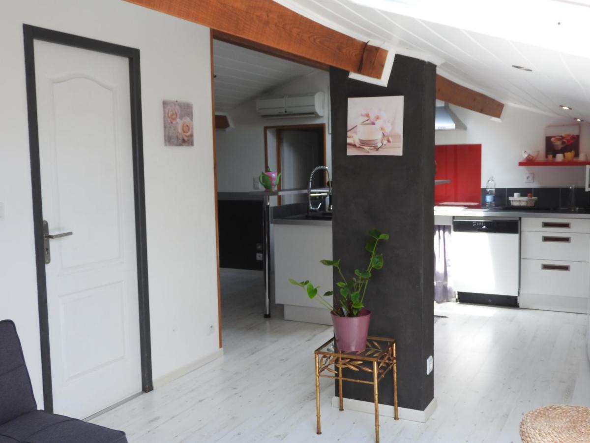 Appartement mansardé et climatisé 50 m2 Pompignan  Extérieur photo